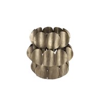 Kaya gold metal candle 27x27x73