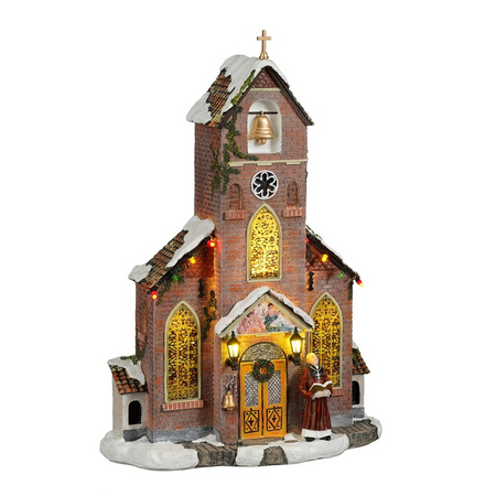 Kerk l23b10h33cm bo - afbeelding 1