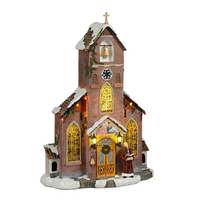 Kerk l23b10h33cm bo - afbeelding 2