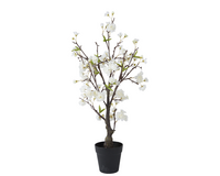 Kersenbloesem pes d35h80cm wit