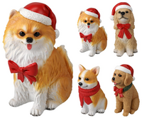 KERST HOND 12X6X22CM 4ASS