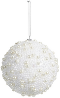 KERSTBAL 10CM MET PAREL FINISH