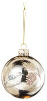 KERSTBAL 80MM 3ASS DESIGN - afbeelding 2