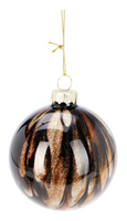 KERSTBAL 80MM BRUIN