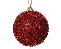 Kerstbal foam d8cm kerstrood