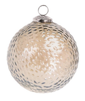 KERSTBAL GLAS 125MM LUSTER