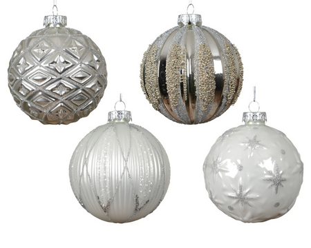 Kerstbal glas d10cm a4
