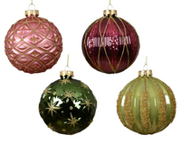 Kerstbal glas d10cm a4