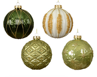 Kerstbal glas d10cm a4