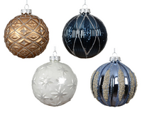 Kerstbal glas d10cm a4