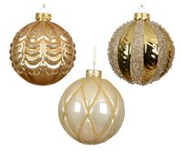 Kerstbal glas d10cm per stuk