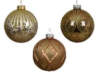 Kerstbal glas d10cm prl a3