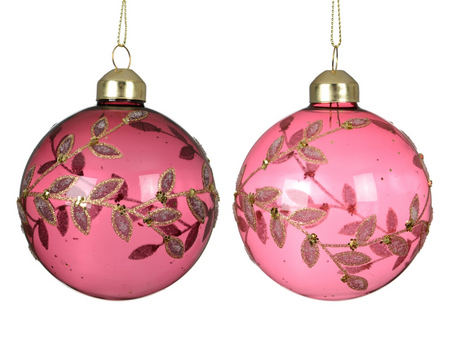 Kerstbal glas d8cm a2