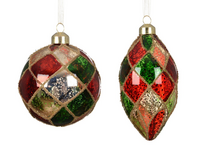 Kerstbal glas d8cm a2