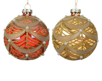 Kerstbal glas d8cm a2