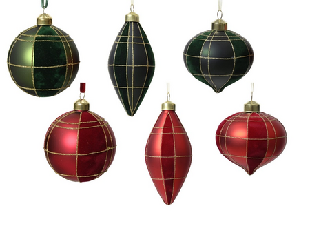 Kerstbal glas d8cm a2