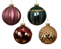 Kerstbal glas d8cm a4