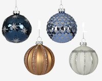 Kerstbal glas d8cm a4