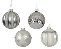 Kerstbal glas d8cm a4