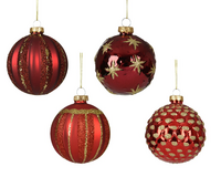 Kerstbal glas d8cm a4