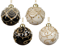 Kerstbal glas d8cm a4