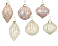 Kerstbal glas d8cm a6
