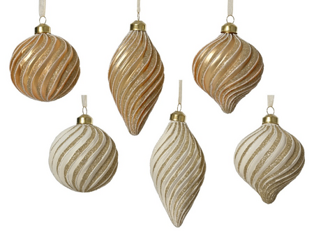 Kerstbal glas d8cm a6