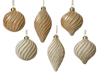 Kerstbal glas d8cm a6