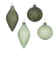 Kerstbal glas d8cm per stuk