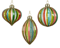 Kerstbal glas d8cm transparant a3