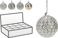 KERSTBAL MET KRALEN 50MM 4ASS