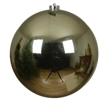 Kerstbal plc d14cm glans rosemarijn