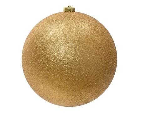 Kerstbal plc d20cm licht goud