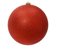 Kerstbal plc d25cm kerstrood