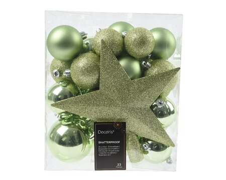 Kerstbal plc mix+piek 33st g.thee - afbeelding 1