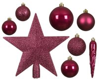 Kerstbal plc mix+piek 33st grntappl