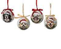 Kerstbal polyfoam d8cm wolwit a4