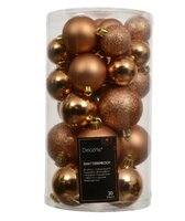 Kerstbalmix plc d6cm 30st brandy