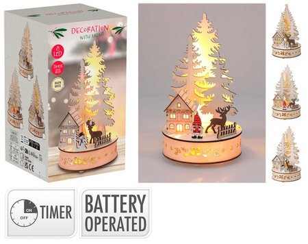 KERSTBOMEN TAFEREEL LED 3ASS