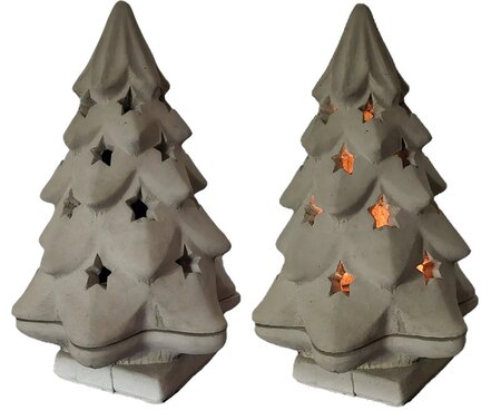 Kerstboom beton