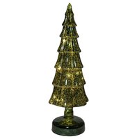 Kerstboom glas 33x11cm groen - afbeelding 2