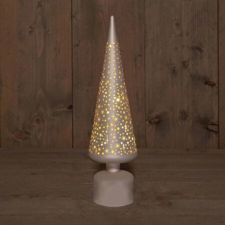 Kerstboom glas draaiend champagne