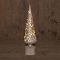 Kerstboom glas draaiend champagne