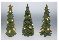 KERSTBOOM LED 29CM GROEN 3ASS