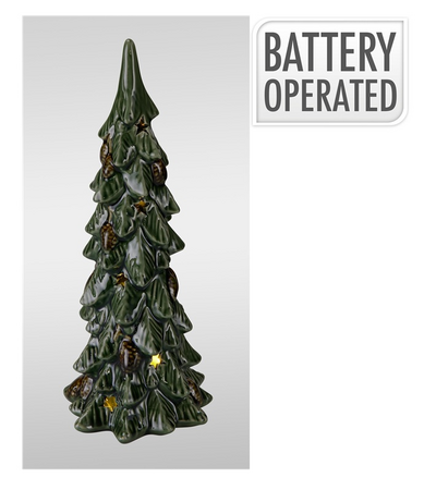 KERSTBOOM LED 31CM GROEN