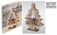 KERSTBOOM LED 39CM NATUREL