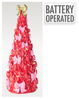 KERSTBOOM LED 41CM BURGUNDY KL