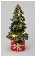 KERSTBOOM MET LED 13X27CM