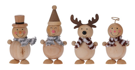 KERSTFIGUUR STAAND per stuk