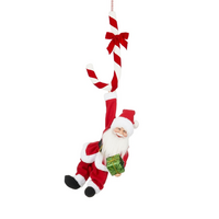 Kerstman bo l36b16h82cm rood